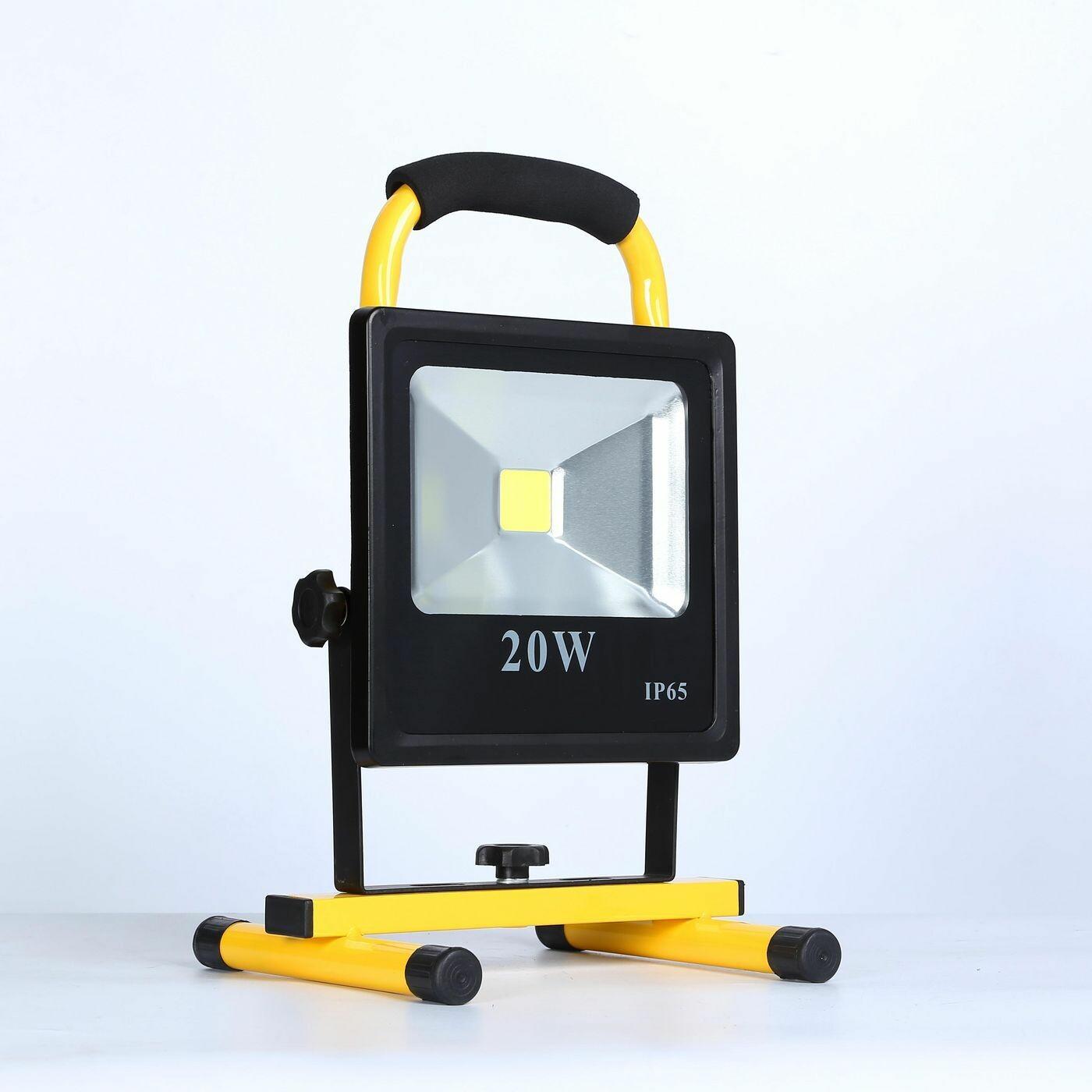 Thumbnail - CoreParts 20W Rechargable LED Floodlight EU plug, RAM Modellspezifisch, Schwarz