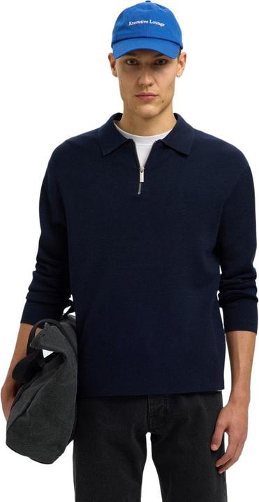 Produktbild Selected Slhteller Fn Relaxed Half Zip Polo Noos (M)
