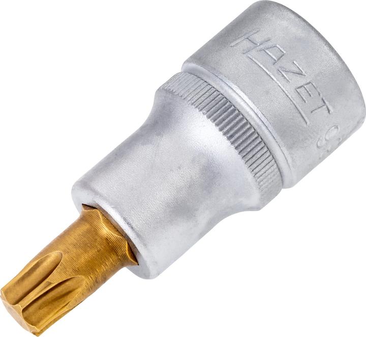 Produktbild HAZET Schraubendreher-Steckschlüsseleinsatz ∙ TORX 992-T50 ∙ Vierkant12,5 mm (1/2 Zoll) ∙ Innen TO…