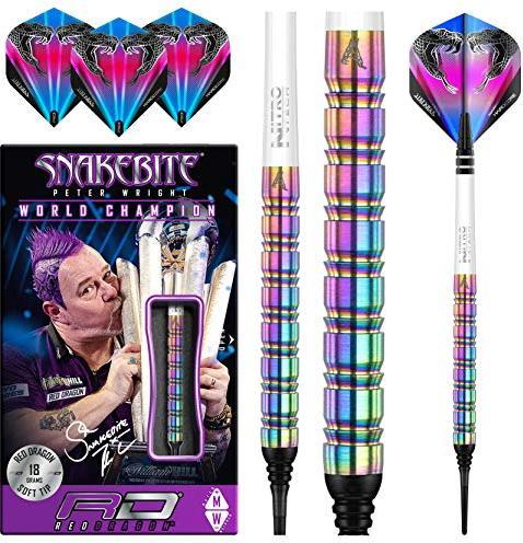 Image du produit Red Dragon Fléchettes en tungstène Peter Wright Snakebite (18g) (18 g)
