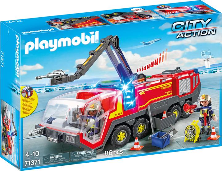 Playmobil Flughafenlöschfahrzeug (71371, Playmobil City Action)