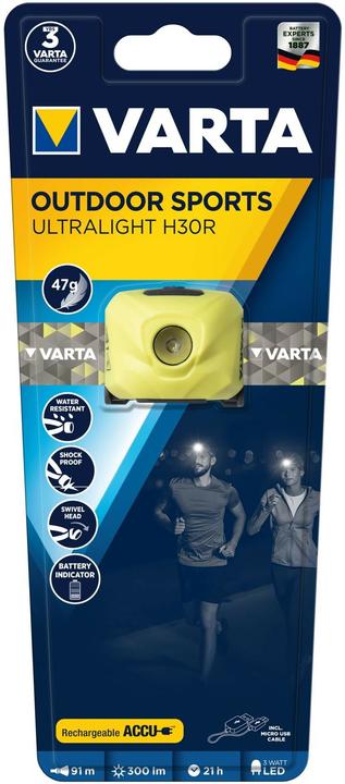 Productafbeelding Varta Ultralichte H30R (300 lm)