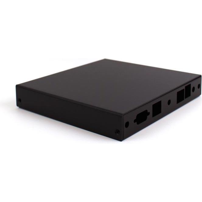 PC Engines CASE1D1BLKU - Gehäuse für die ALIX.2/6 Board-Reihe und APU2D0, 2x LAN, 1x USB, 3x WLAN, schwarz (Gehäuse), El...