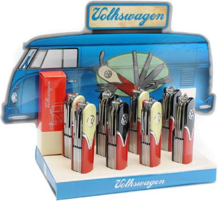 Actual product image Volkswagen Pocket knife retro 'VW Bus' 2 assorted (10 Functions)