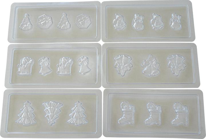 Produktbild Unold Chocolatier Weihnachtsedition 48967 (braun/silber, 25 Watt, 12 weihnachtliche Förmchen) (Schokoladenfondue)