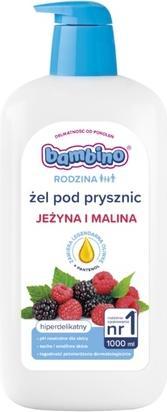 Bambino Family Shower Gel with Blackberry and Raspberry Fragrance 1000ml (1000 ml)