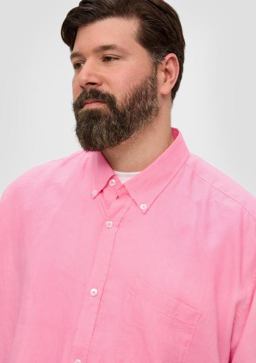 Immagine prodotto s.Oliver Hemd Kurzarmhemd aus Leinen (4XL)