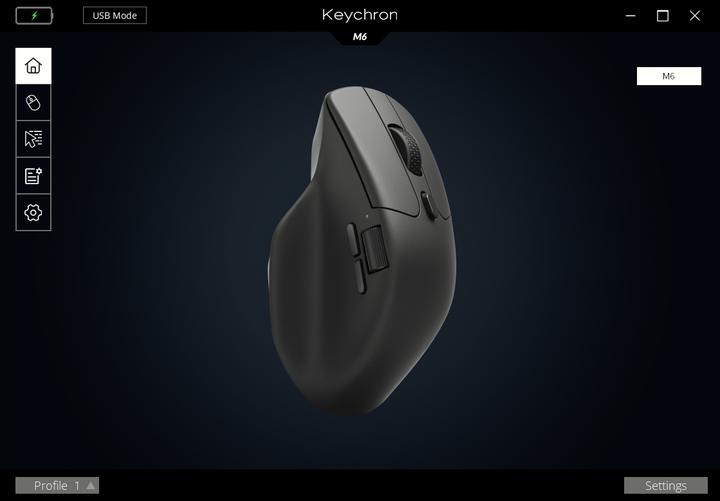 Produktbild Keychron M6 (Kabelgebunden, Kabellos)