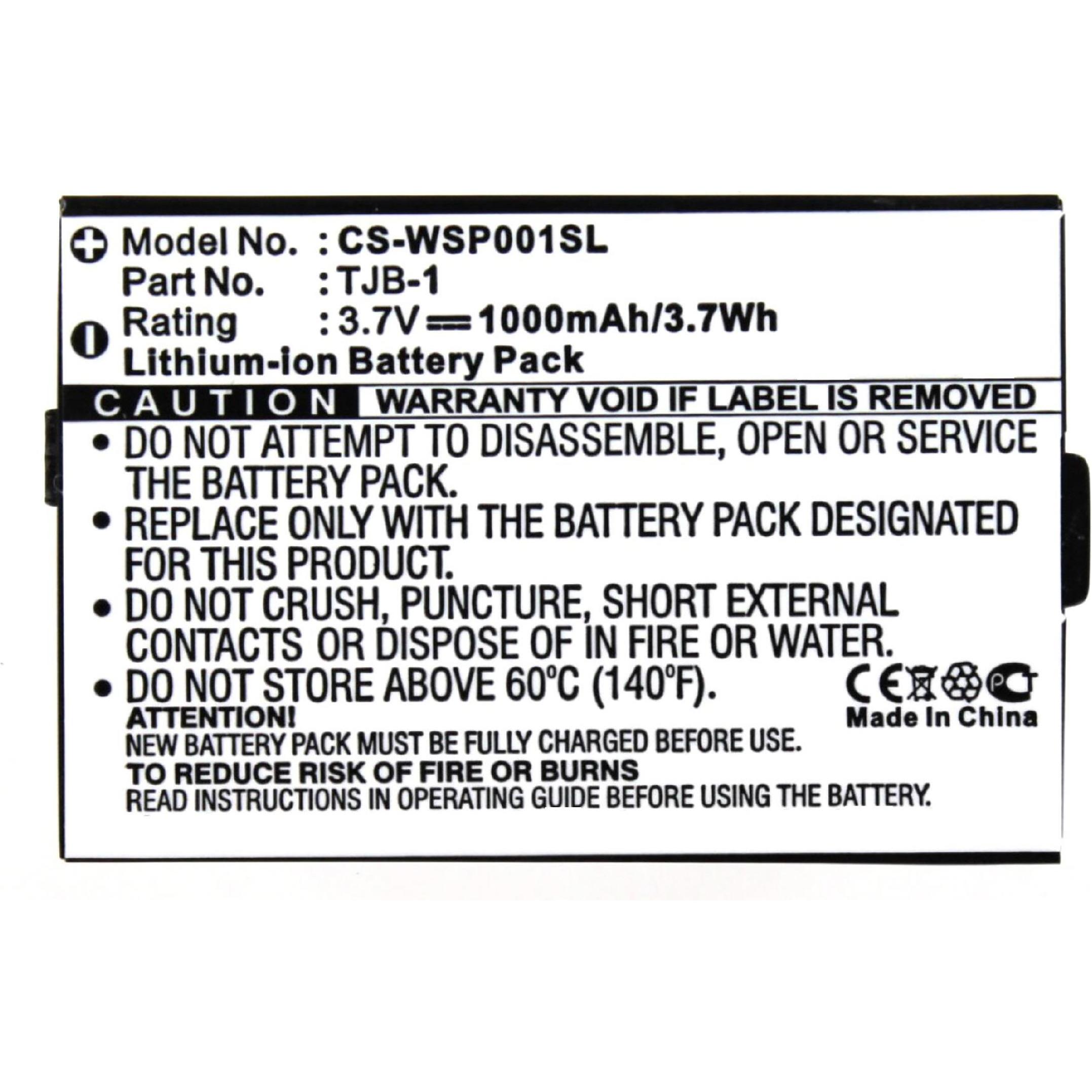 Thumbnail - AGI 94778 - Batterie/Akku - Schwarz - Lithium-Ion (Li-Ion) - 1000 mAh - 3,7 V - 54 m (1 Stk., Gerätespezifisch, 1000 mAh...