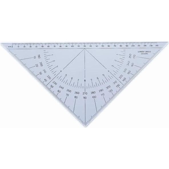 Thumbnail - Linex, Lineal, Nautischer Winkelmesser 28 cm 2800M (280 mm)