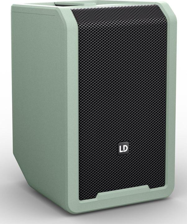 Immagine prodotto LD Systems ANNY® 8 GN - Altoparlante PA Bluetooth® portatile con batteria ricaricabile e mixer, verde avventura (Attivo, 1x 80 W)