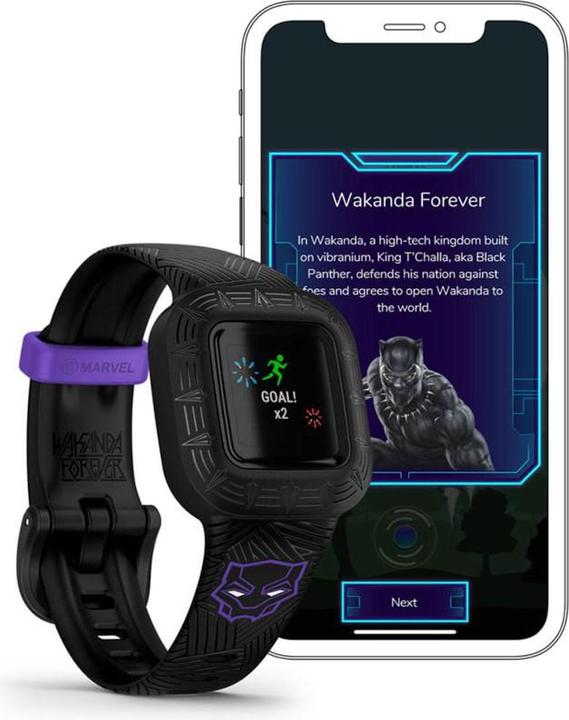 Produktbild Garmin vivofit jr. 3 Black Panther Special Edition (14.11 mm)