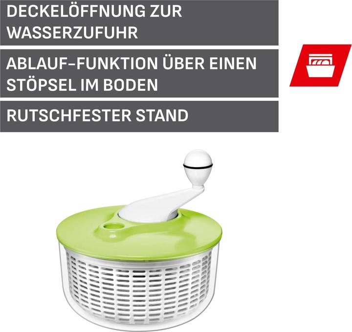 Produktbild Silit Salatschleuder Salattrockner 25cm Kunststoff spülmaschinengeeignet grün