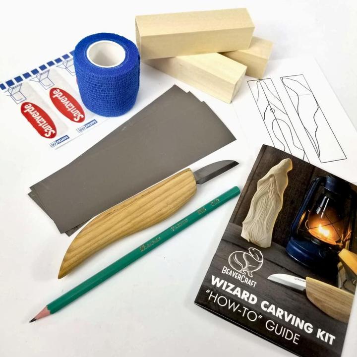 Image du produit Beaver Craft Kit de loisirs créatifs BeaverCraft Wizard Carving