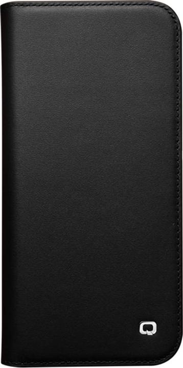 Actual product image QiAlino Fourre Flip cuir véritable mat (Apple iPhone 15)