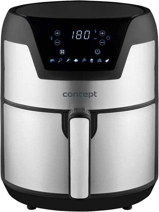 Concept FR3500 Deep Fryer One/One(s) Self-contained Hot Air Fryer, Metallic