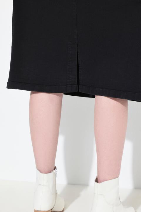 Immagine prodotto Ulla Popken Gonna di jeans in comodo tessuto elasticizzato dal taglio svasato con tasche (62)