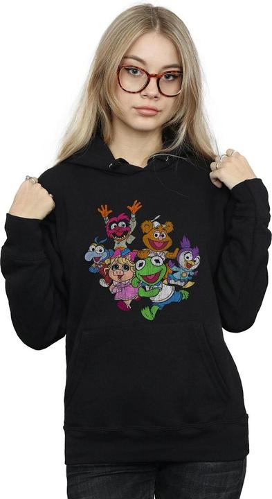 Immagine prodotto Disney The Muppets Muppet Babies Colour Group Felpa con Cappuccio Donna (L)