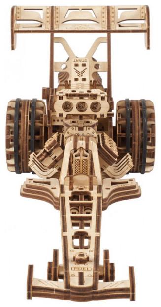 Actual product image Ugears 70174 - Dragster, 321 components