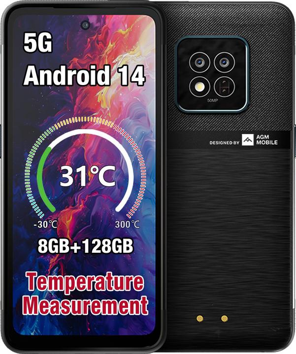 Produktbild AGM X6 Phantom 5G 8/128, tr (128 GB, Phantom, 6.78", Dual SIM, 5G)