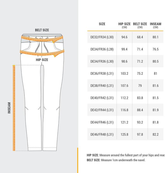 Produktbild Quechua Wanderhose Damen warm wasserabweisend Winterwandern - SH100 (W34/L30)