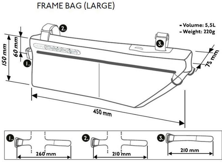 Image du produit PRO Gravel (5.50 l, Sacoche de cadre)