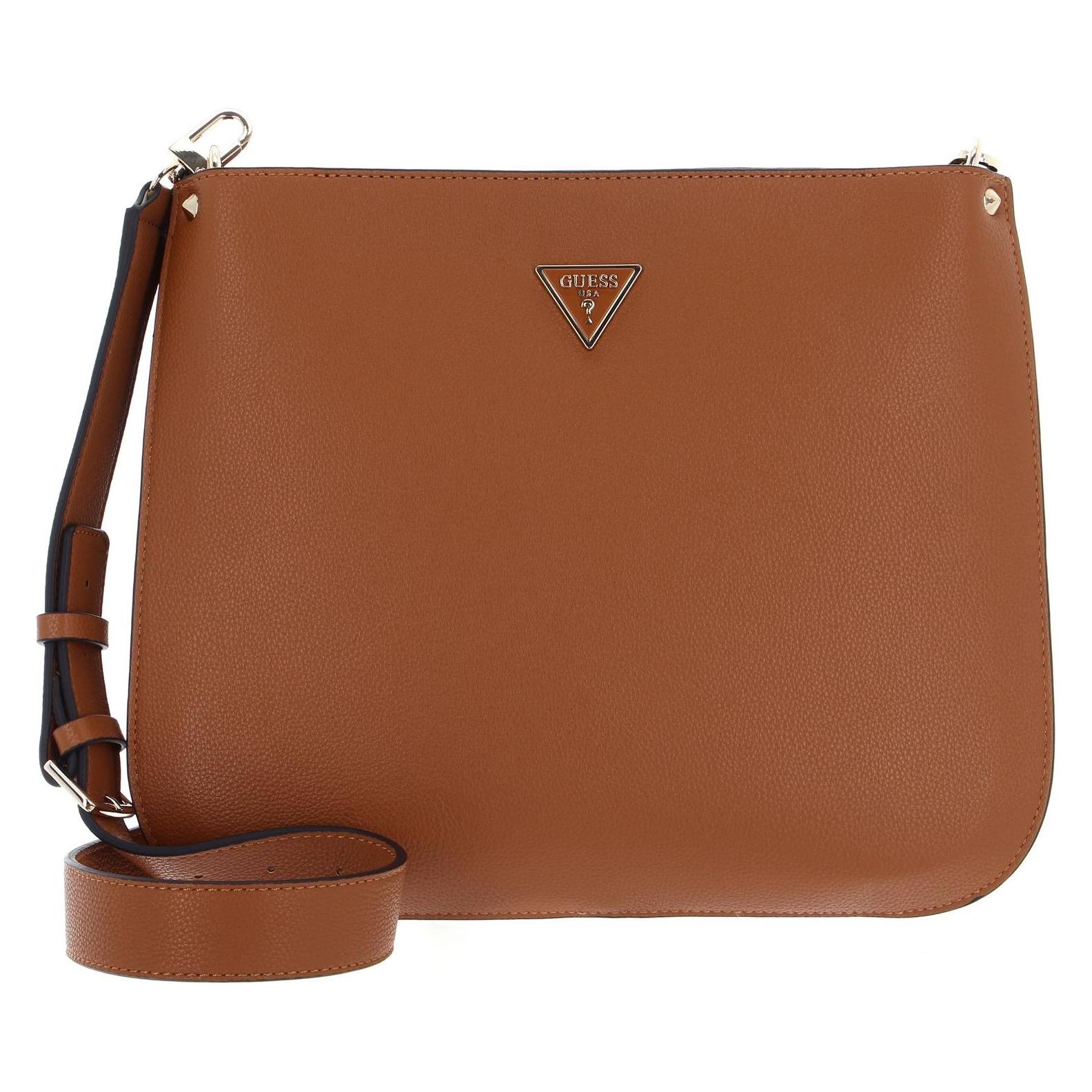 Guess, Damen, Handtasche, Meridian Shoulder Bag, Braun