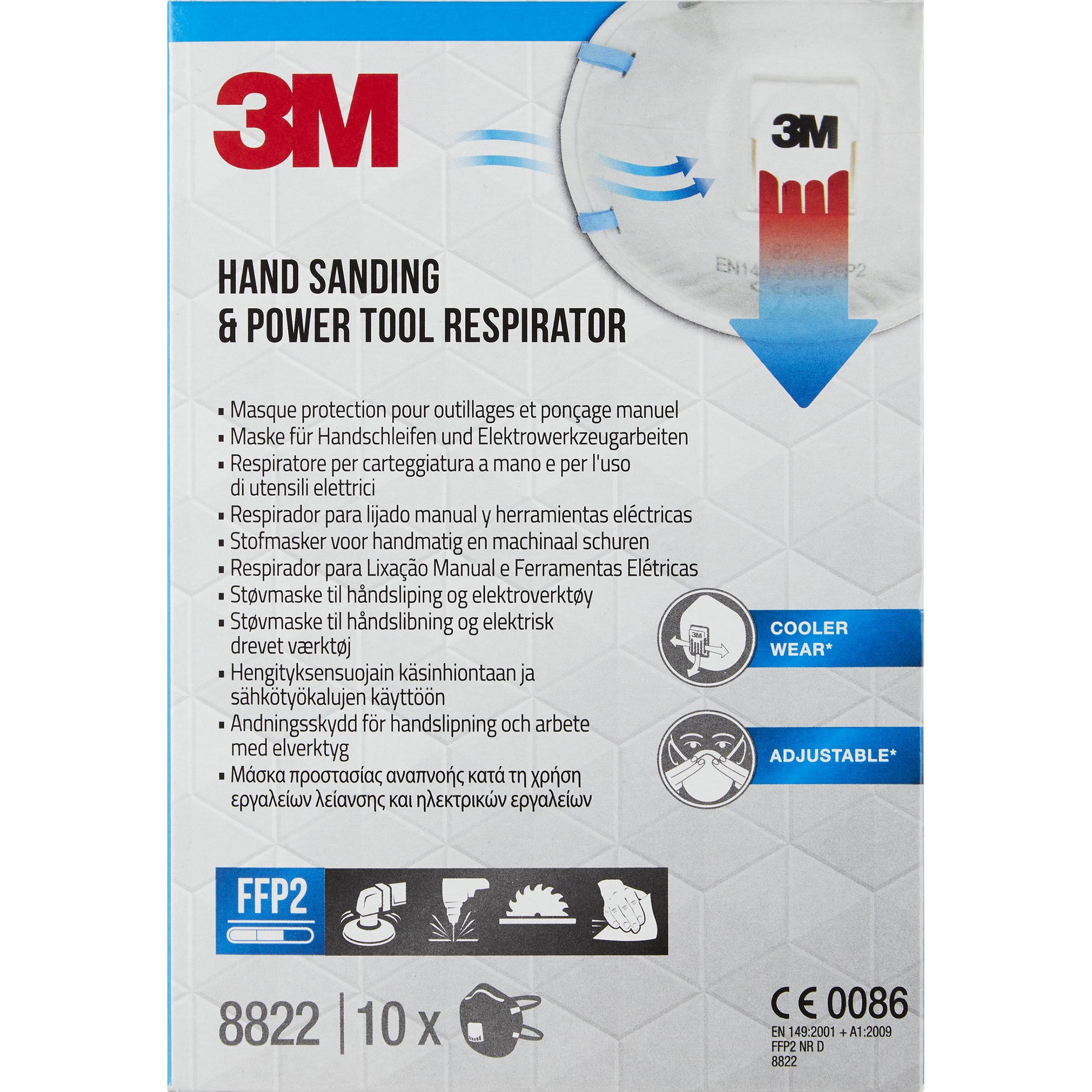 Thumbnail - 3M, Atemschutzmaske, Atemschutzmaske 8822 (FFP2, 10 x)