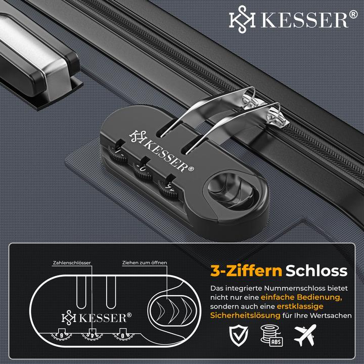 Image du produit Kesser Set de 3 valises rigides Set de valises de voyage rigides (45 l)