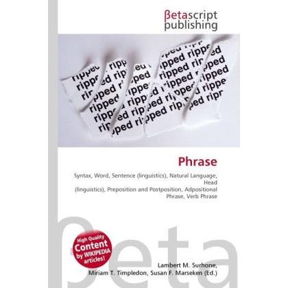 Phrase, Fachbücher