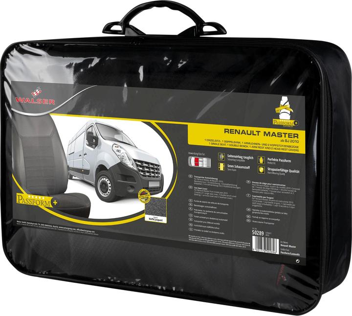 Immagine prodotto Walser Coprisedili Renault Master 2010-oggi Coprisedile singolo + coprisedile doppio pieghevole