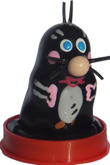 Produktbild Erco Handbemaltes Maulwurf Scherzkondom in Schwarz (1 Stk.)