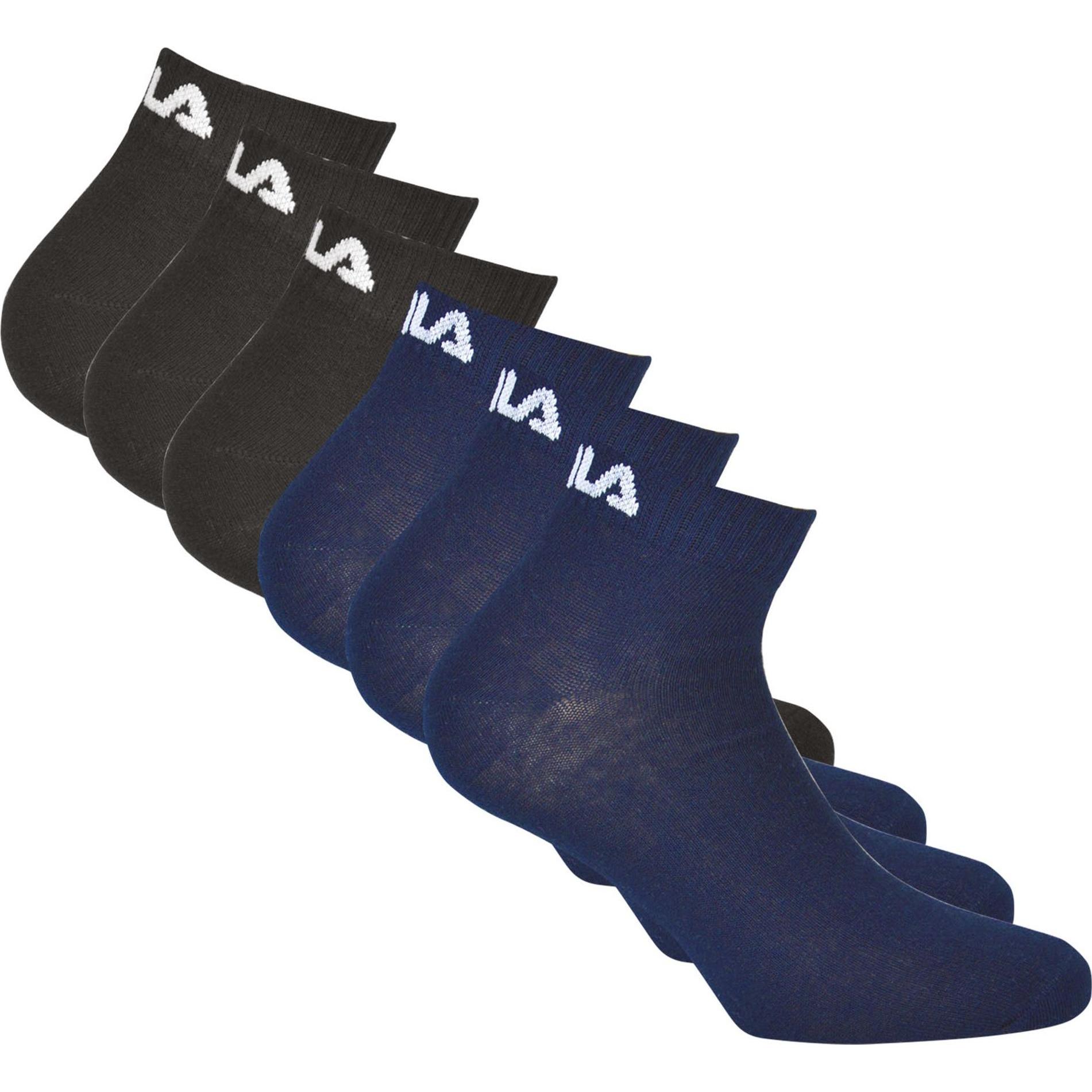 FILA, Herren, Socken, Socken Sportlich, Mehrfarbig, (6er Pack, 39 - 42)