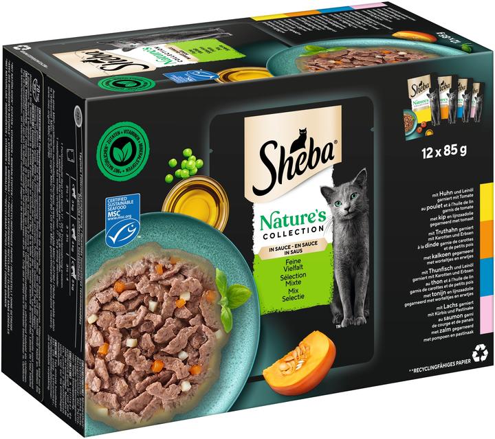 Produktbild Sheba Sauce Feine Vielfalt (12 Stk., 1020 g)
