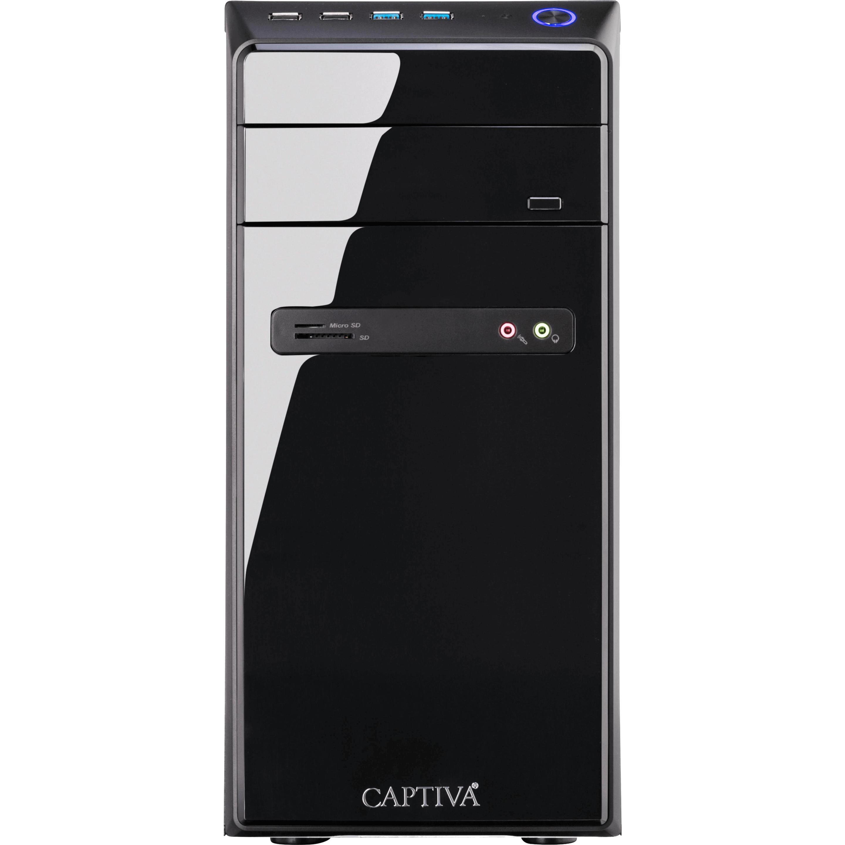 Captiva Power Starter I57-556 Pentium Gold UHD Graphics (Intel Pentium Gold G6400, 8 GB, 2000 GB, UHD Graphics 610), PC,...