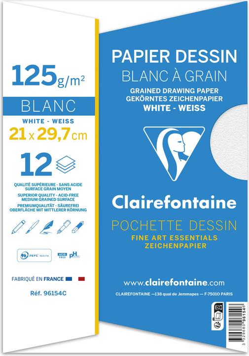 Immagine prodotto Clairefontaine Lezioni d'arte (125 g/m², 1 x)