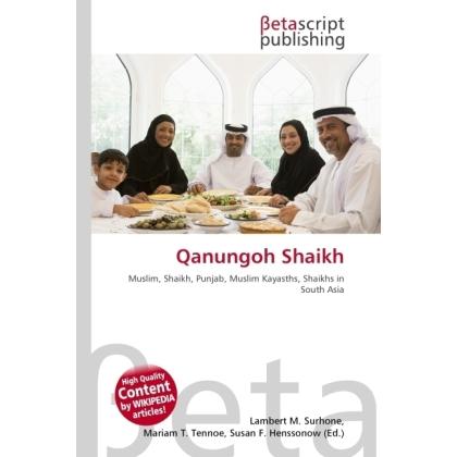 Qanungoh Shaikh, Fachbücher von Lambert M. Surhone, Susan F. Marseken, Miriam T. Timpledon