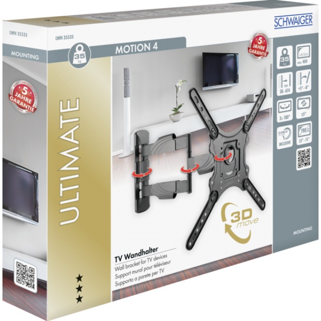 Produktbild Schwaiger Motion (Wand, 75", 35 kg)