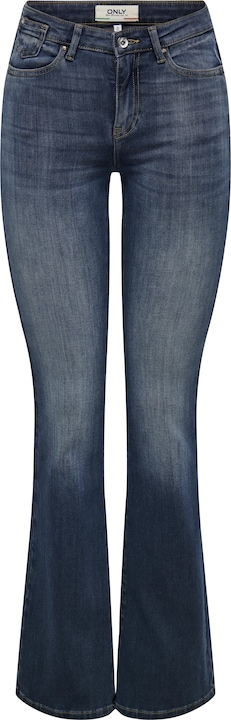 Only ONLBLUSH Mittlere Taille Ausgestellt Jeans Flared fit jeans (32)