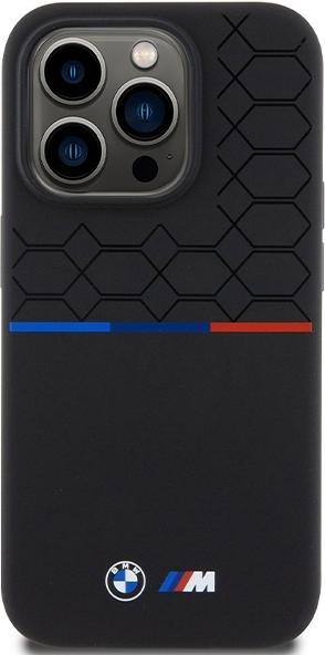 Produktbild BMW BMHMP15L22SMPK iPhone 15 Pro 6.1" czarny/black hardcase M Silicone Pattern MagSafe (Apple iPhone 15 Pro)