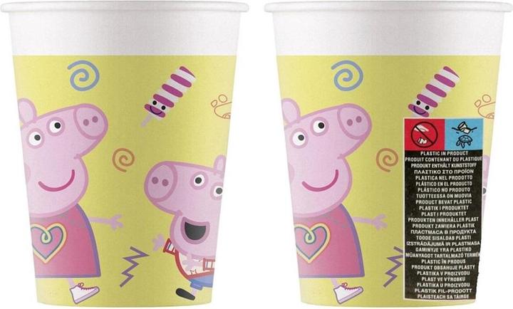 Actual product image JT Party mug Peppa Pig (8x)