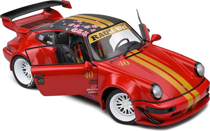 Image du produit Solido 1:18 Porsche RWB Rouge Saduka