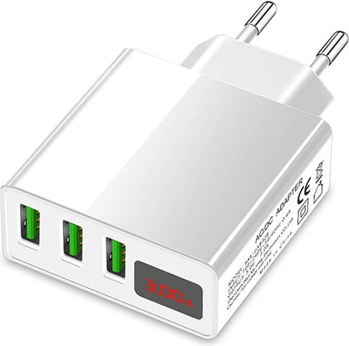 Eaxus USB-Ladegerät 3-Fach mit Spannungsanzeige (45 W)