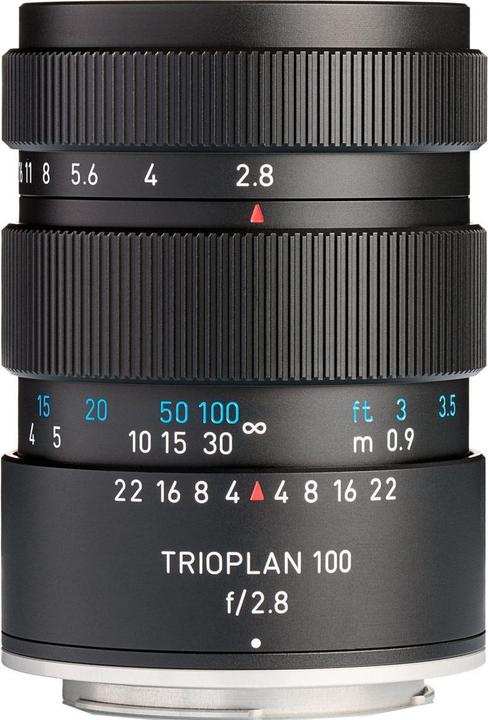 Image du produit Meyer Optik Görlitz Trioplan 100mm 1:2.8 II NIKON F (mise au point manuelle) (Nikon F, Plein format)