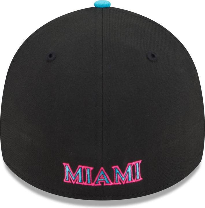 Actual product image New Era 39Thirty Cap - CITY CONNECT Miami Marlins - S/M