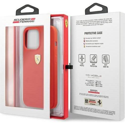 Thumbnail - Ferrari FESSIHCP13XRE iPhone 13 Pro Max 6.7 quot red (Apple iPhone 13 Pro Max), Smartphone Hülle, Rot