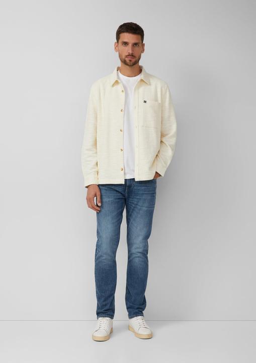Immagine prodotto s.Oliver Hemd Overshirt in Bouclé-Optik mit Kentkragen (S)