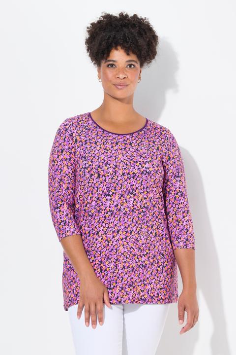 Actual product image Janet & Joyce T-Shirt, Classic Fit, Blümchenmuster (42)
