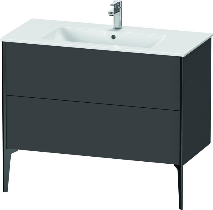 Actual product image Duravit XViu 4483 Vanity unit vertical, 2 drawers, for wash basin ME by Starck 233610, 1010x480 mm (101 x 48 x 59.5 cm)
