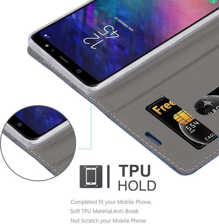 Image du produit Cadorabo Couverture look jeans Book (Samsung Galaxy A6+)